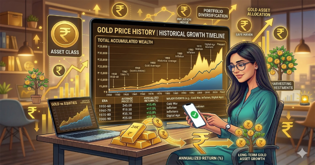 Gold Price History in India