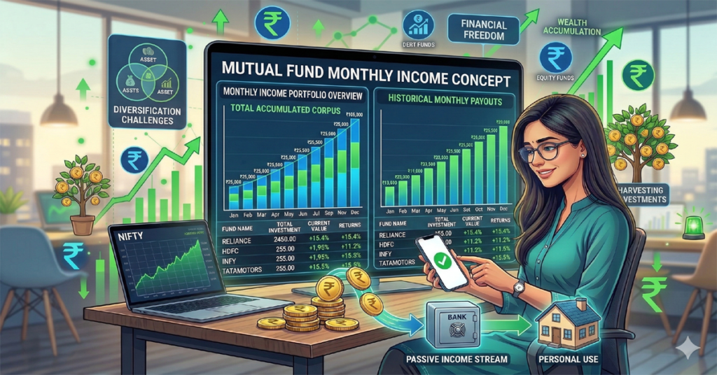 how to generate monthly income from mutual fund